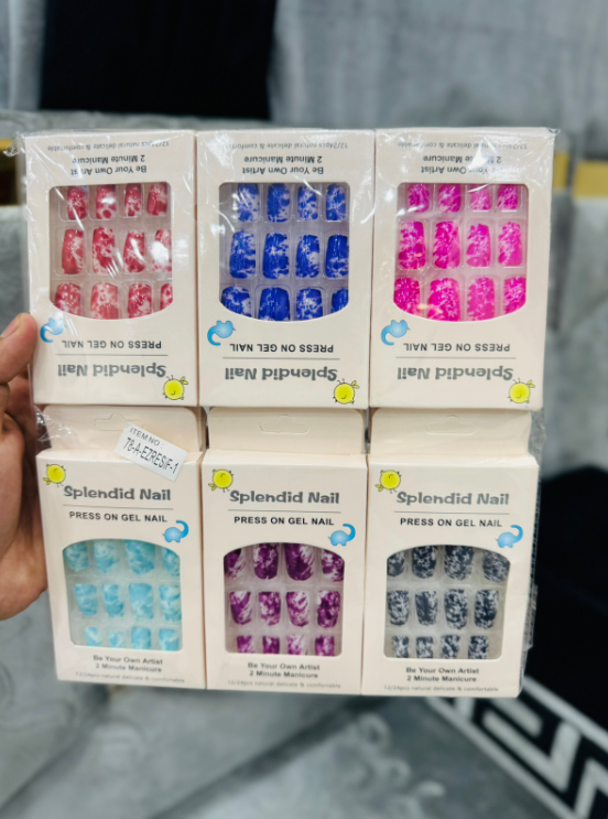 Printed nails 12 Boxes Different designs