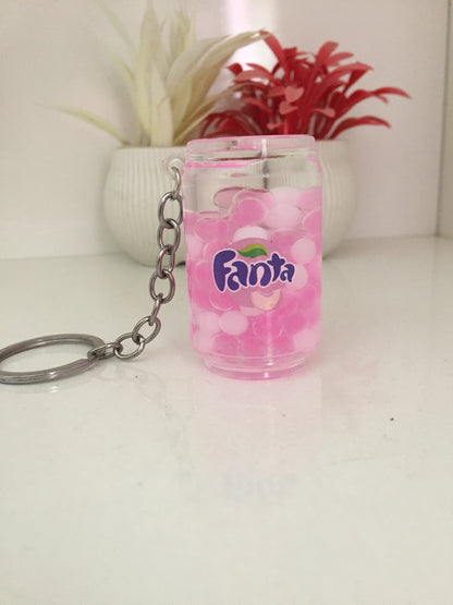 Cute Fanta Can/tin Shaped Keychain