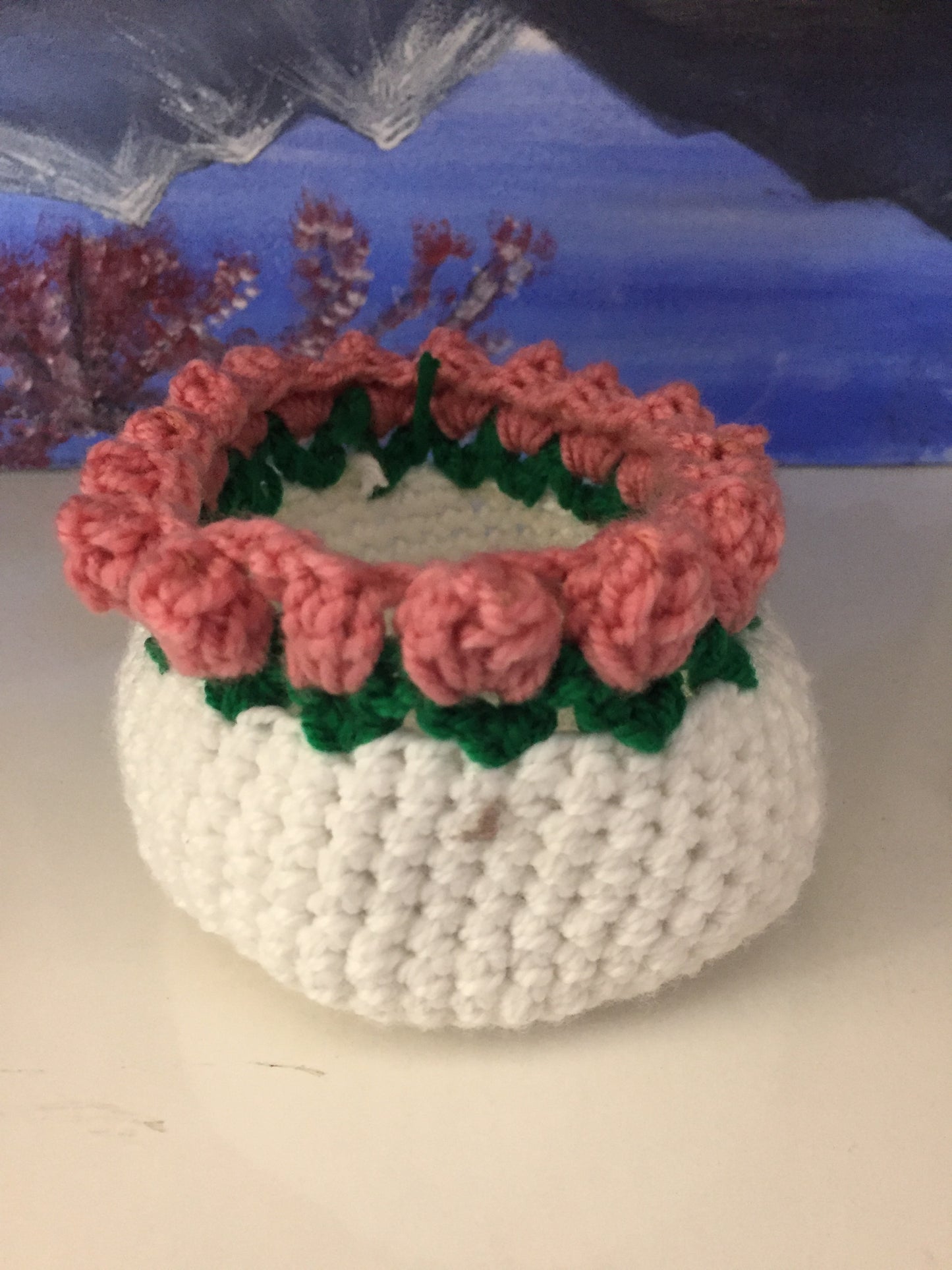 Handmade Crochet jewellery Holder