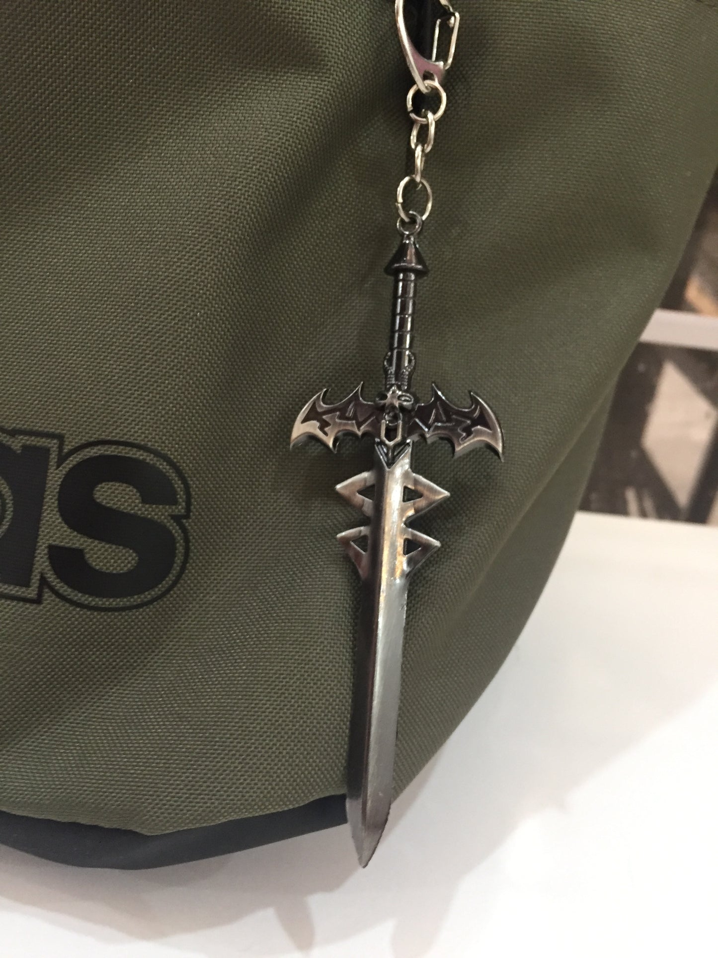 Premium Metallic Sword Keychain For Anime Lovers
