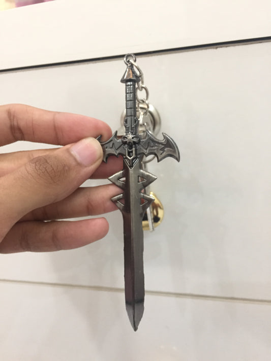 Premium Metallic Sword Keychain For Anime Lovers