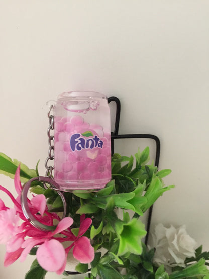 Cute Fanta Can/tin Shaped Keychain