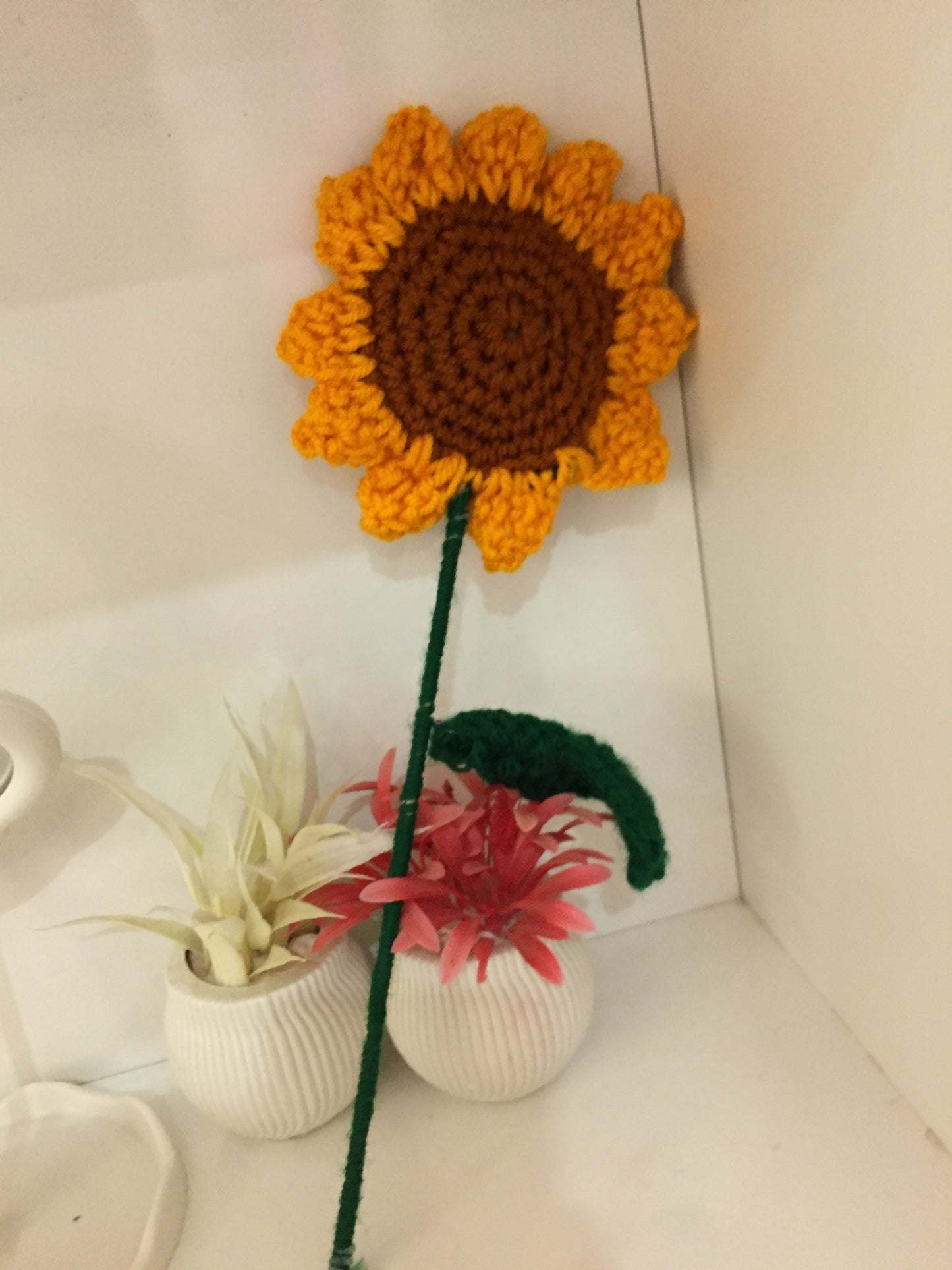 Handmade Crochet Sunflower