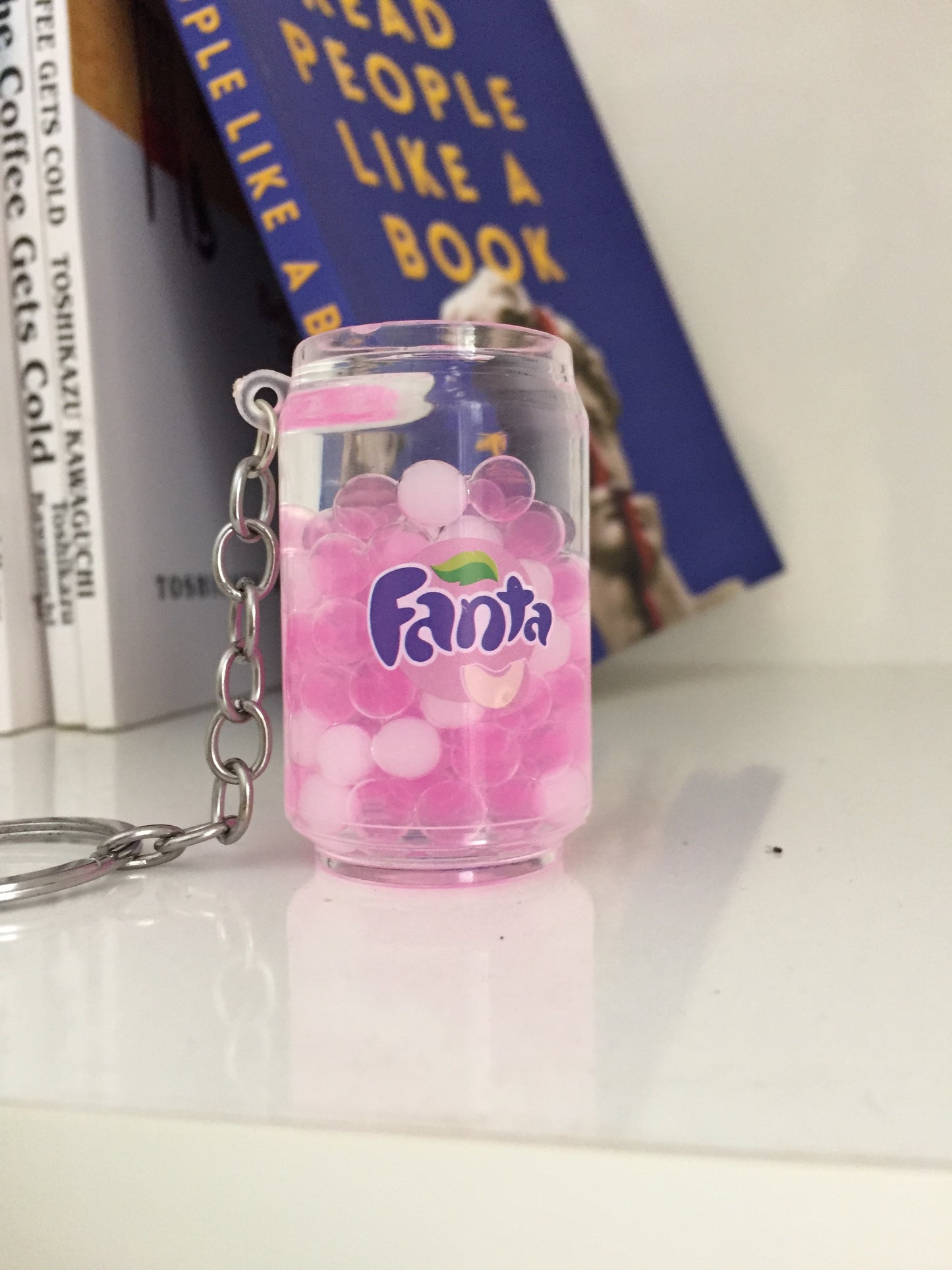 Cute Fanta Can/tin Shaped Keychain
