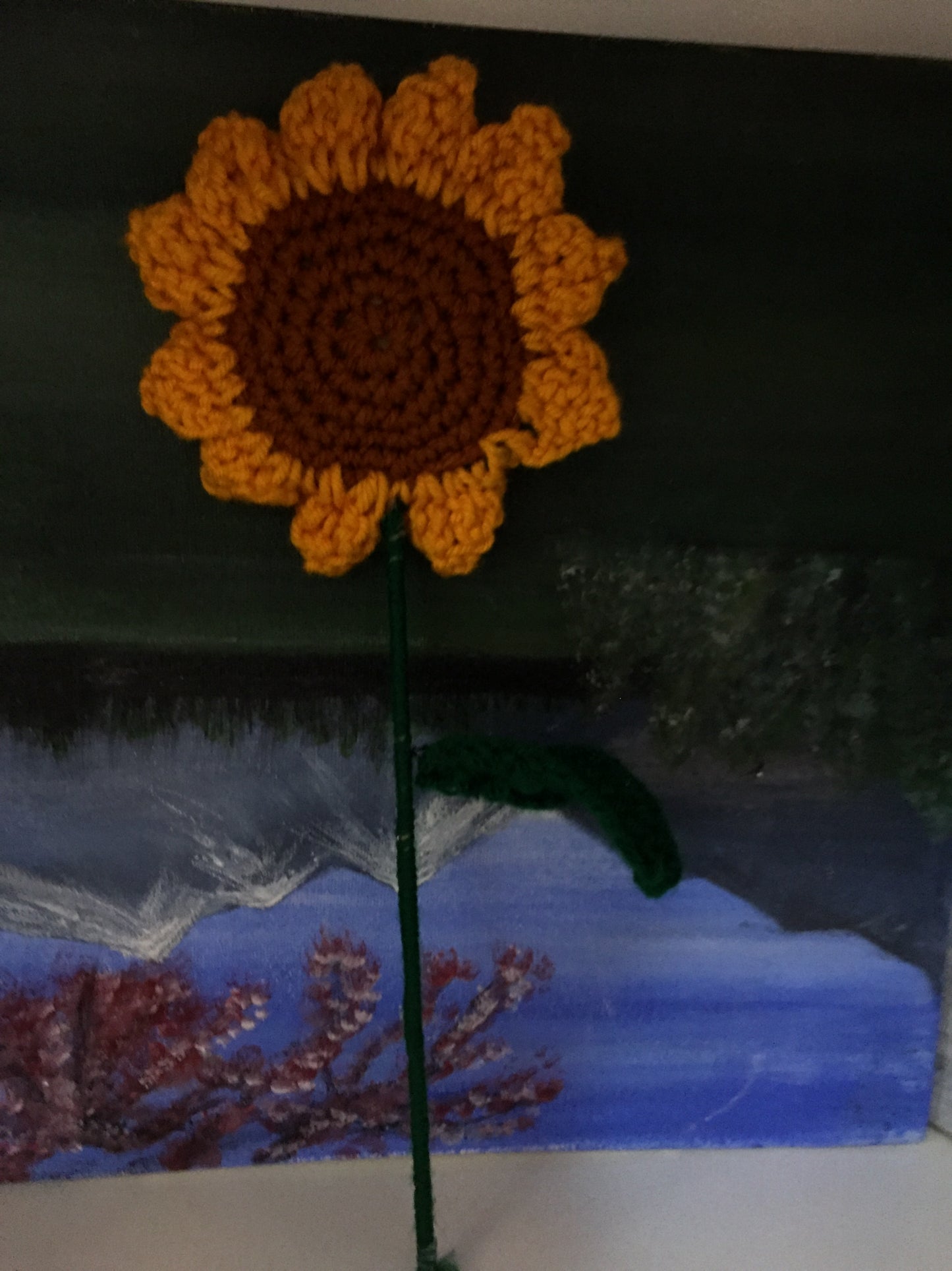 Handmade Crochet Sunflower