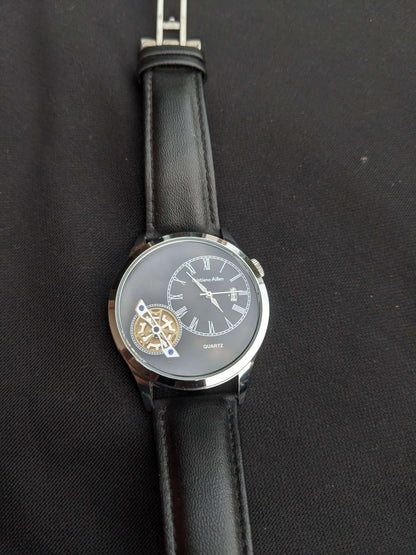 Executive Tourbillon Style Watch | Open Heart Mechanism | Premium Leather Strap