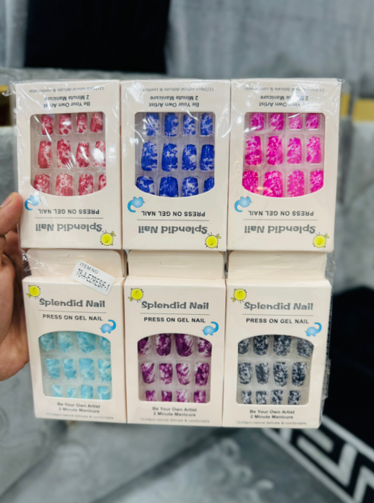 Printed nails 12 Boxes Different designs